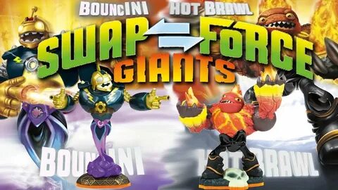 Skylanders Swap Force w/ Giants? - Bouncini vs. Hot Brawl - 