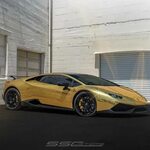 Chrome Gold Lamborghini Veneno - HD Cars Wallpaper