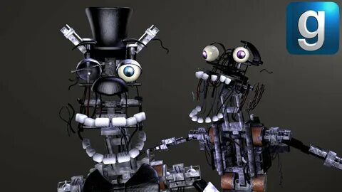 Gmod FNAF The Stylized Withered Animatronics' Endoskeletons!