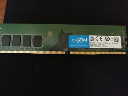 CRUCIAL CT8G4DFS824A DDR4 - 8Гб 2400 - Обзор товара Модуль п