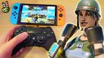 Playing Fortnite Nintendo Switch with a PS4 CONTROLLER! (CHE