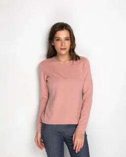 Пуловер кашемировый 3046 розовый купить в Перми