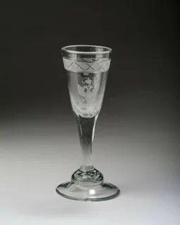 Sold Price: RUSSIAN IMPERIAL COLORLESS GLASS WINE GLASS ENGR