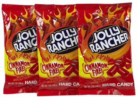 Buy Jolly Rancher Hard Candy Cinnamon Fire Flavor Peg Bag, 7