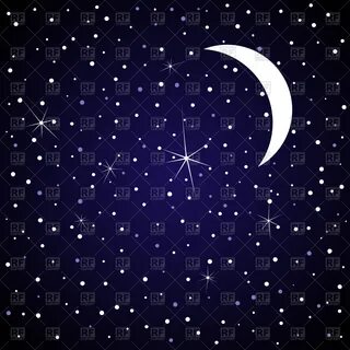 night sky black and white clip art - Clip Art Library