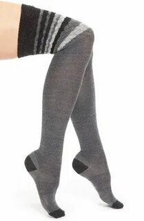 SmartWool Chevron Stripe Over the Knee Socks available at #N