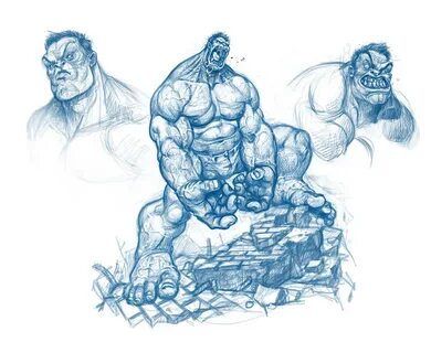 Sketching The Incredible Hulk Fernando Muzzio Flickr