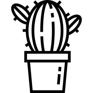 Outlined Cactus SVG Vectors and Icons - SVG Repo
