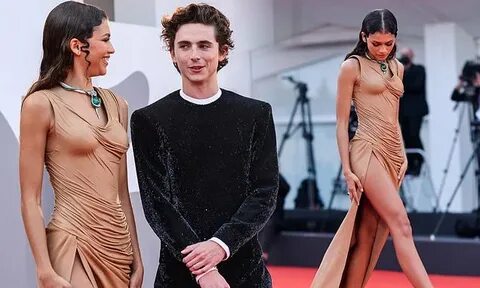 Zendaya and co-star Timothée Chalamet make a stylish arrival