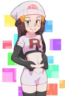 Dawn pinching her belly. Pokémon Know Your Meme