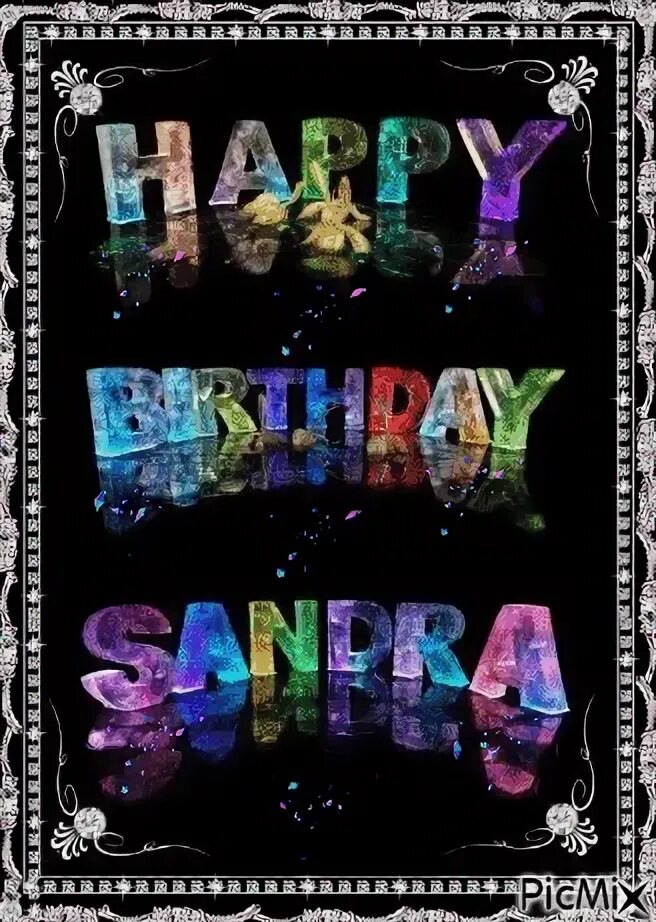 Happy Birthday Sandra - PicMix