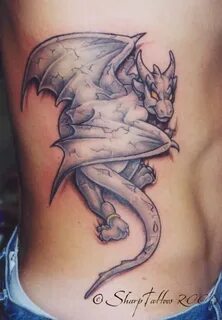 Dragon Tattoo Dragon tattoos for men, Gargoyle tattoo, Blue 