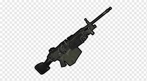 Rust Weapon Firearm M249 light machine gun, machine gun, ass