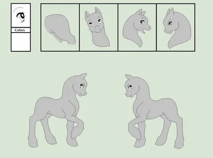reference sheet bases(credit) Wiki Equestria Unofficial Fan 