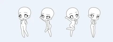 F2U Chibi Base Chibi drawings, Sketches, Drawing base