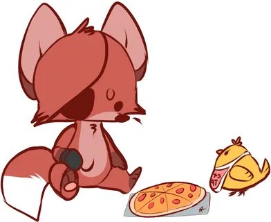 Let's Celebrate Some Chibi Styled Foxy And Chica - Cute Chic