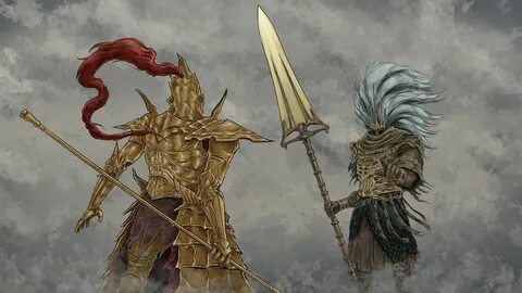 Dark Souls 3: Ornstein and The Nameless King Dark souls art,