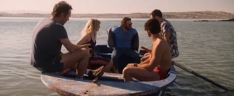 Michiel Huisman, Chris Evans & Alex Hassell in The Red Sea D