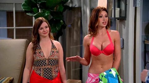 Jenny and Brooke, "Two and a Half Men" Half man, Aly michalk