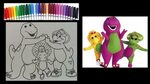 Barney the Dinosaur Coloring Barney and Friends Coloring Boo