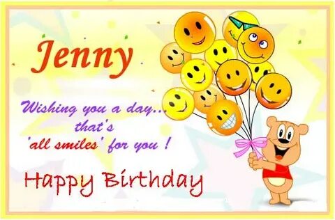 Happy Birthday Jenny