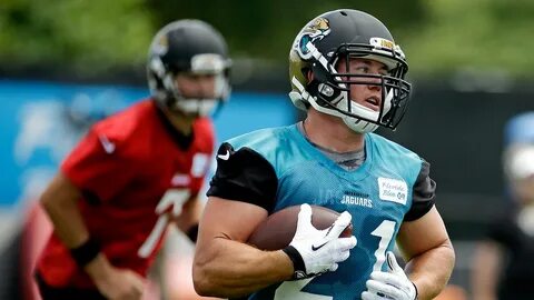 Toby Gerhart of Jacksonville Jaguars practices, will play Th