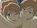 GIFs of Ouran High School Host Club's Two-of-a-Kind Twins - 