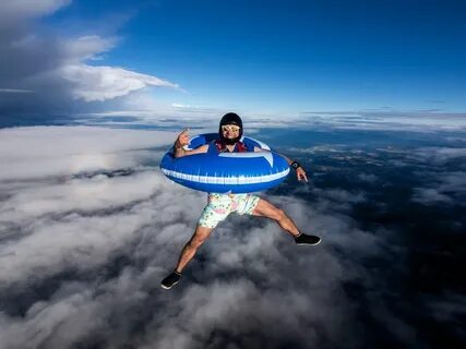 Skydiving beach boy Skydiving, Action photography, Cool pict