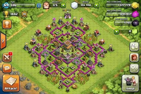 My th lvl 8 base Clash of clans, Coc clash of clans, Layout