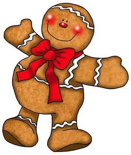 Gingerbread man clip art free clipart image #27952