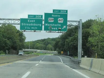 Pennsylvania - Interstate 80 Westbound Cross Country Roads