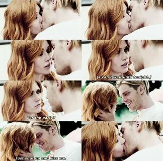 Shut up and kiss me #Clace Shadow hunters, Shadowhunters ser