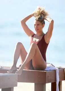 Celebrity Swimsuit - Renee Bargh in Swimsuit at the Gold Coa