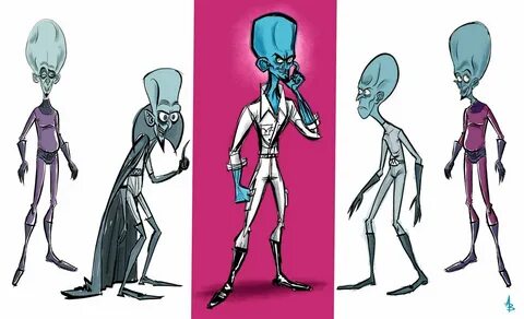 Living Lines Library: Megamind (2010) - Concept Art, Megamin