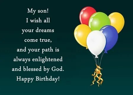 Happy Birthday Wishes Quotes for Son 2020