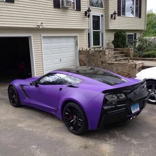 Love love love Purple car, Purple, Corvette
