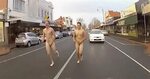 Nude aussie lads run amok on busy melbourne street. Boy Dome
