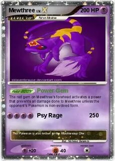 Pokémon Mewthree 348 348 - Power Gem - My Pokemon Card