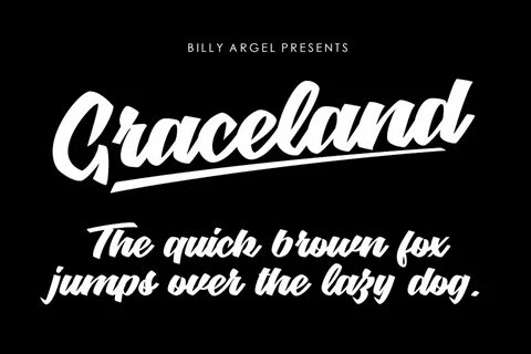 Graceland Font Billy Argel FontSpace