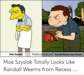 TotallyLooksLikecom Randall Weems From Recess Moe Szyslak To