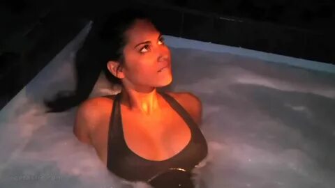 Olivia Munn Cooks Her Sweet Geek Body In the Hot Tub @ Plati