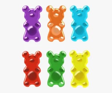 Gummy Bear Gummi Candy Clip Art - Gummy Bear Vector Free , F