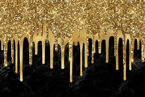 Gold Drip Background - tlpetersen