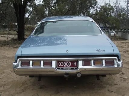 1973 Chevrolet Impala 4 Door Hardtop This was parked outsi. 