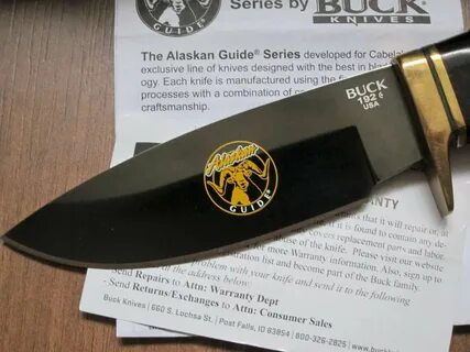 УЕХАЛИ на фотосессию BUCK 192 Cabela's Alaskan Guide Series 