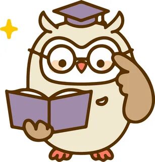 Owl Bird Reading Book Clipart - Teaching Clipart - Png Downl