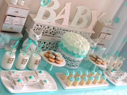 Owl Baby Shower Owl baby shower, Baby boy shower, Baby showe