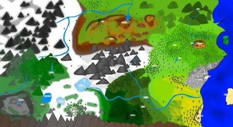 Dawn of Warriors ::: Territory Map by sparkeythehamster on D