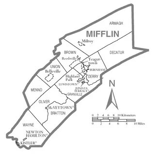 File:Map of Mifflin County, Pennsylvania.png - Wikimedia Com