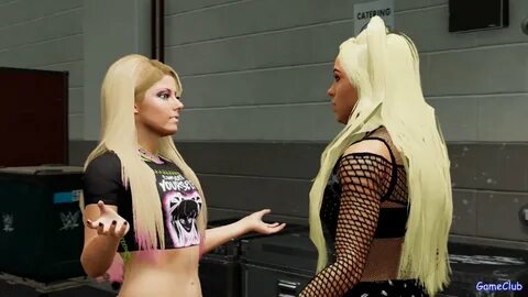 WWE 2K20 - Alexa Bliss VS Liv Morgan - Backstage Brawl - You